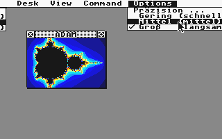 GEMFrac atari screenshot